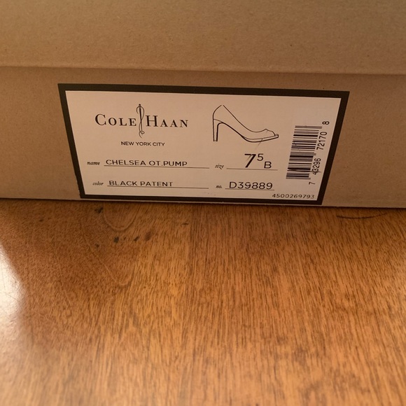 Cole Haan Black Satin Heels - Picture 3 of 7